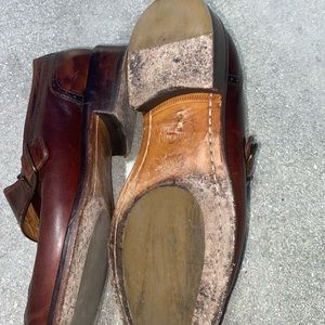 Sheepskin JOHNSTON MURPHY 8.5 brown shoes
